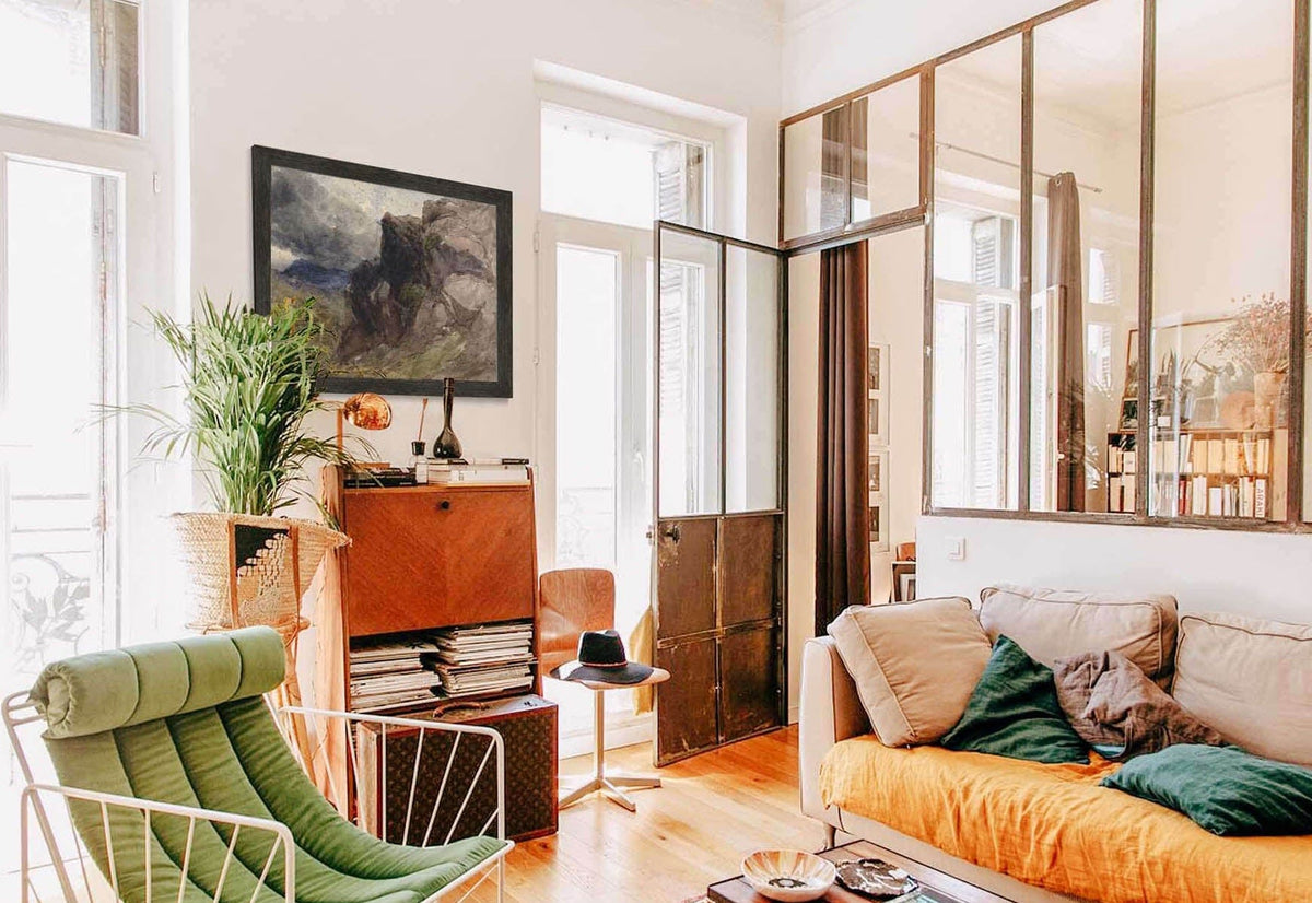 Rocky Landscape In Wales With Figure Drawing In The Foreground To The Right by David Cox
