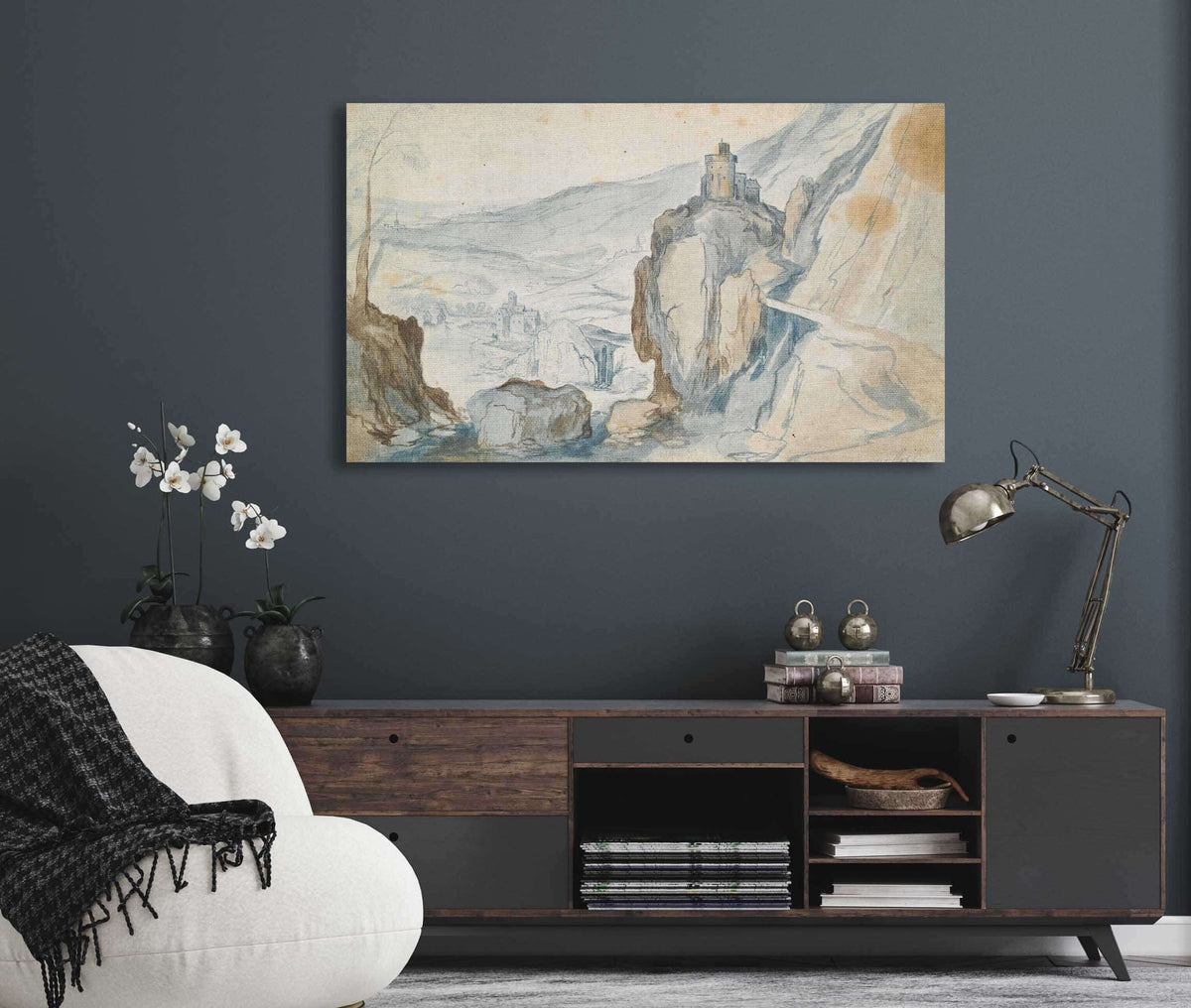 Rocky Landscape Th Century by Jan Brueghel The Elder