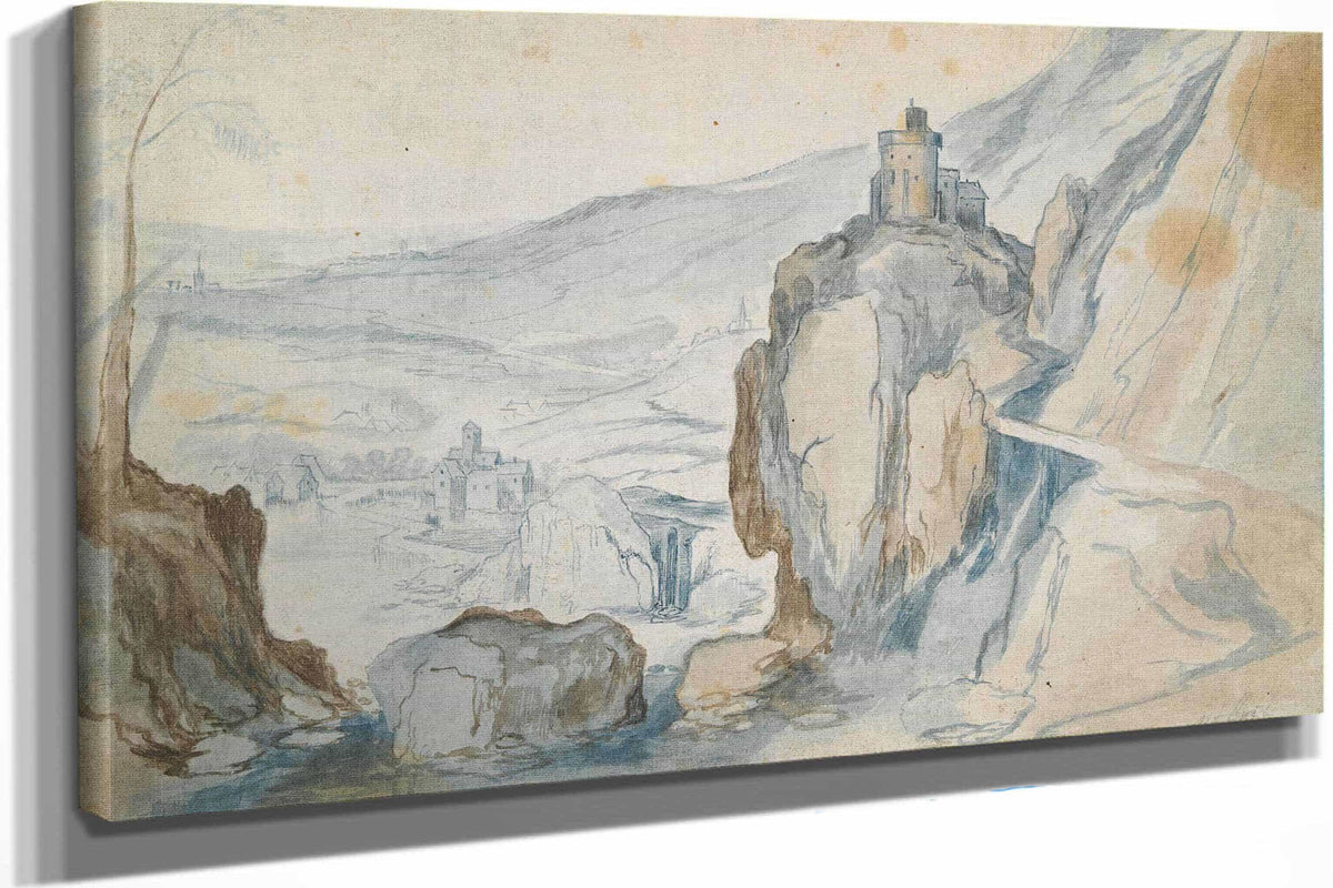 Rocky Landscape Th Century by Jan Brueghel The Elder