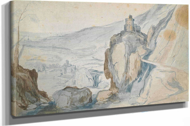 Rocky Landscape Th Century by Jan Brueghel The Elder