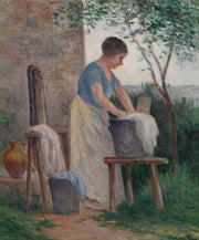 Rolleboise La Lessive Dans Le Jardin by Maximilien Luce
