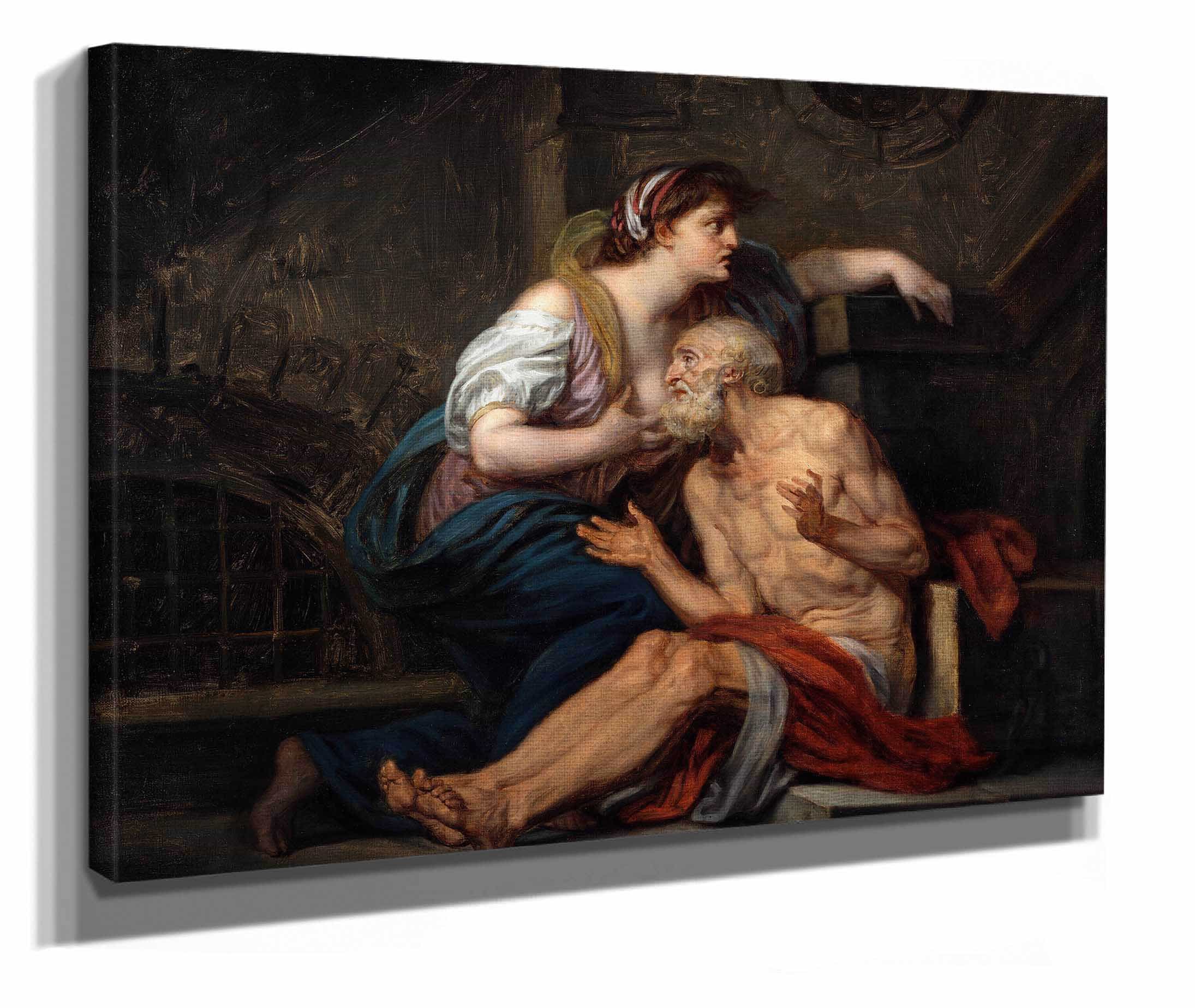 Roman Charity About by Jean Baptiste Greuze