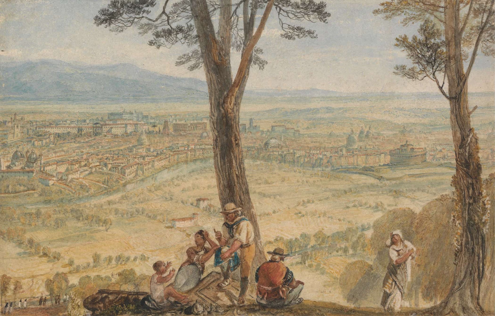 Rome From Monte Mario by Joseph Mallord William Turner