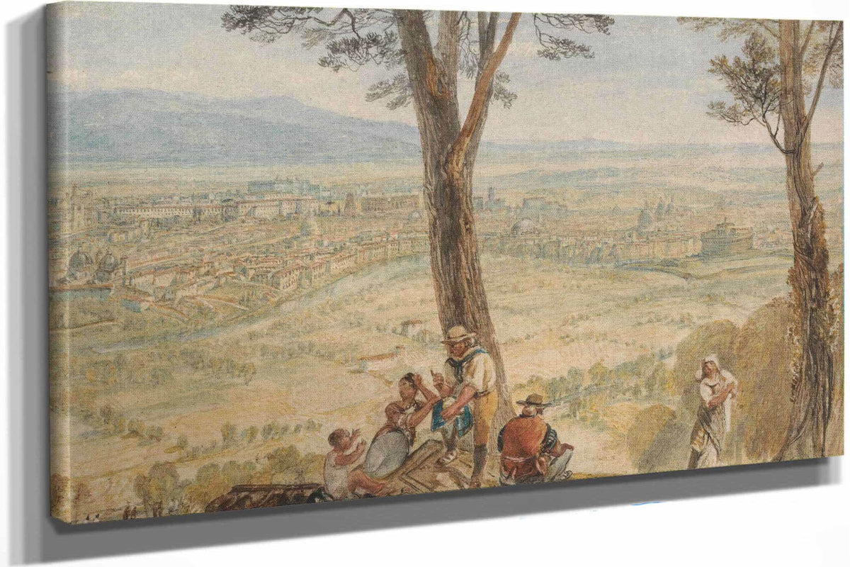 Rome From Monte Mario by Joseph Mallord William Turner