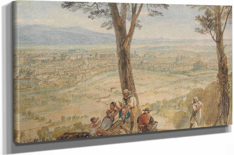 Rome From Monte Mario by Joseph Mallord William Turner