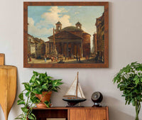 Rome The Pantheon by Ippolito Caffi