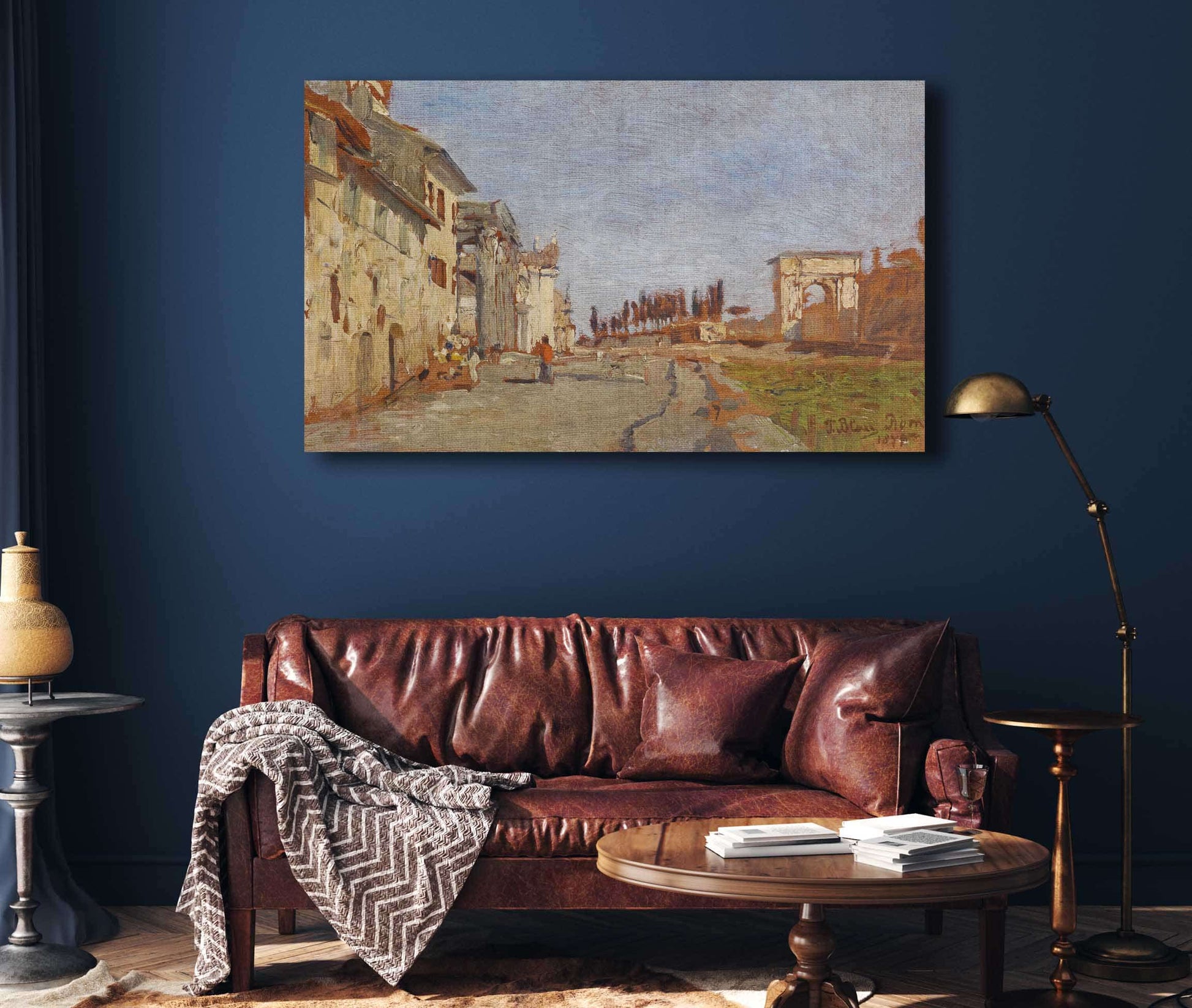 Romisches Capriccio Mit Titusbogen by Tina Blau