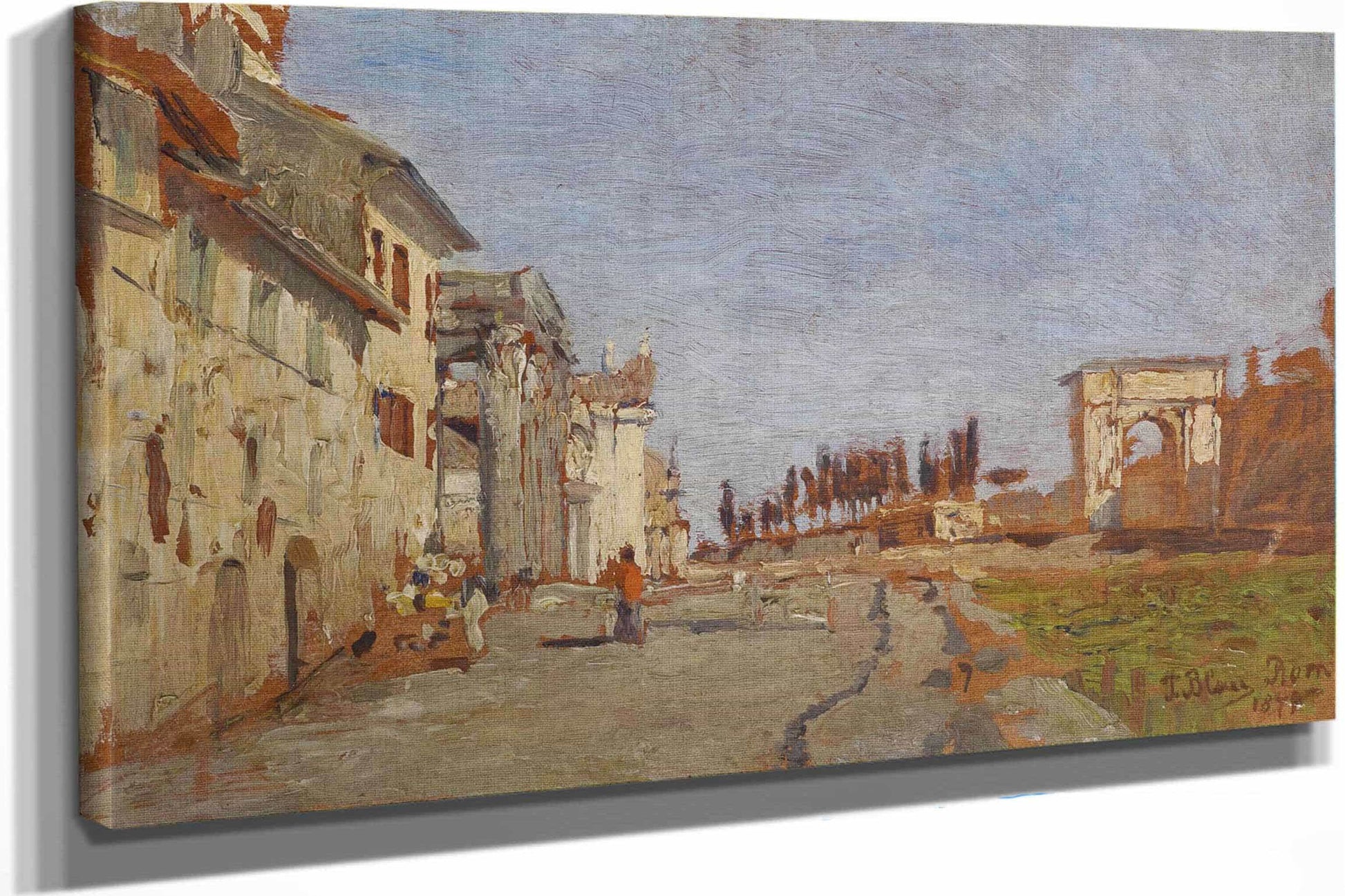 Romisches Capriccio Mit Titusbogen by Tina Blau