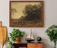 Ronde De Nymphes by Jean Baptiste Camille Corot