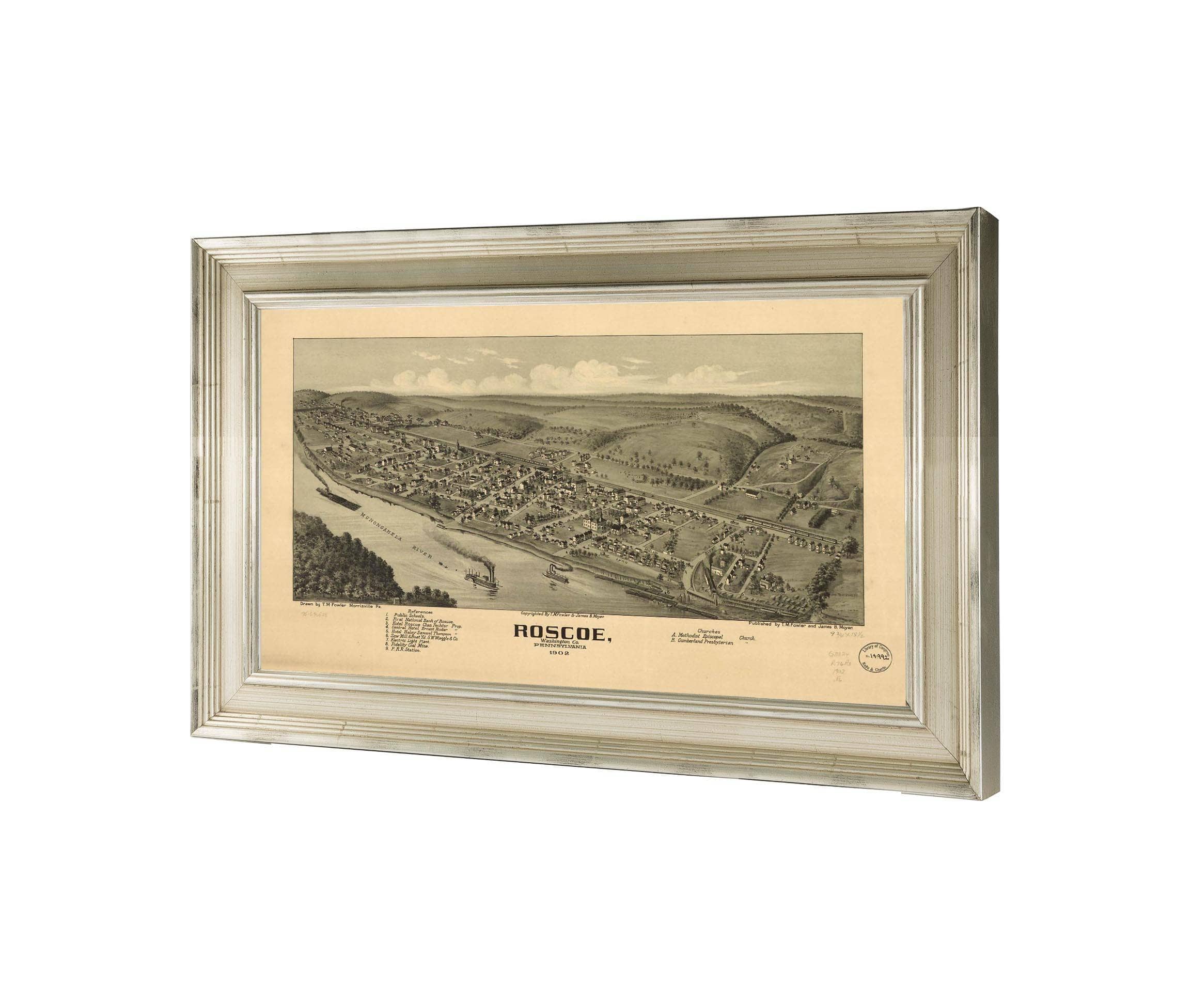 Roscoe Washington Co Pennsylvania 1902  State Of Pennsylvania