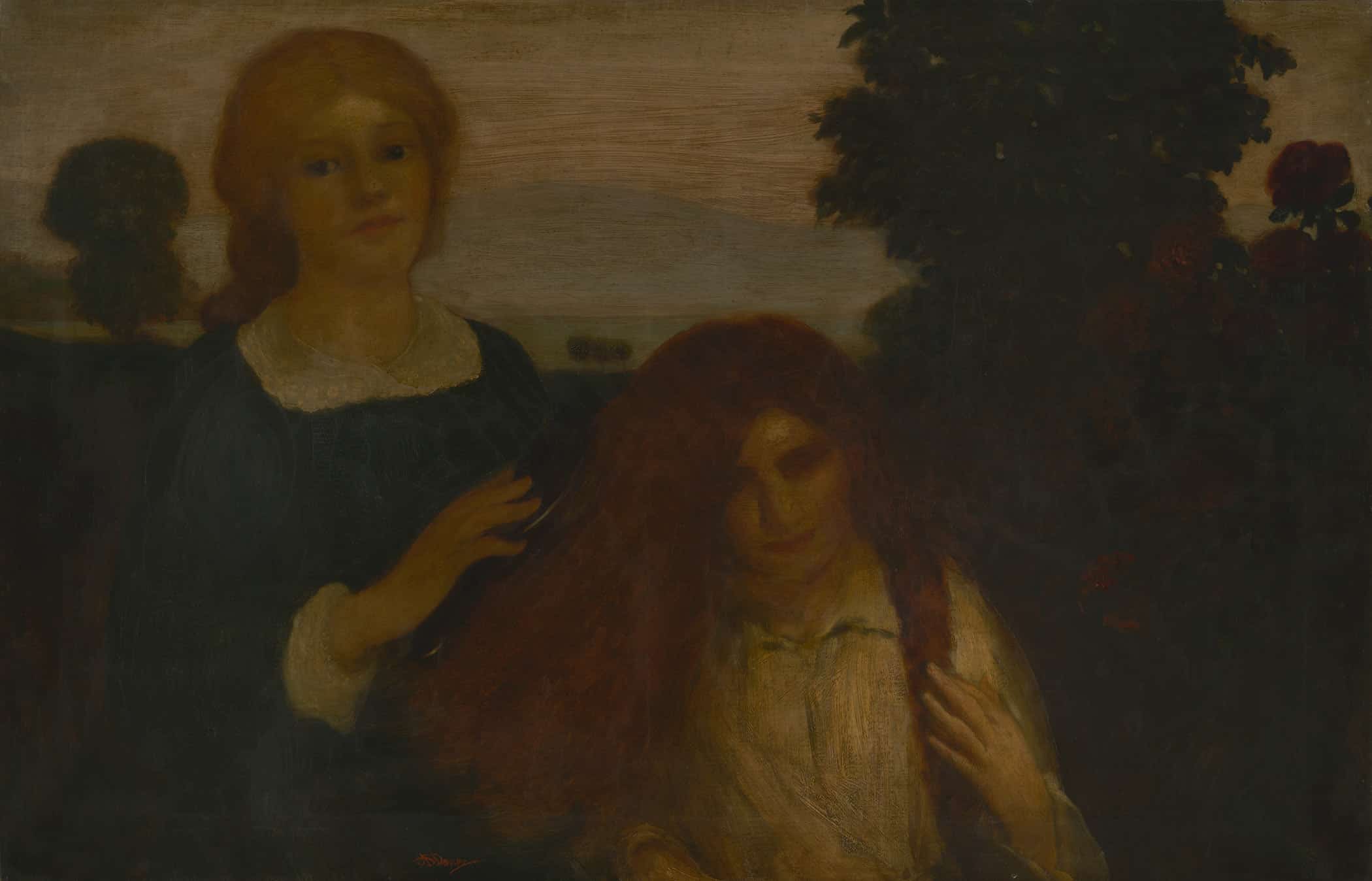 Rose To Rose   by Arthur Bowen Davies