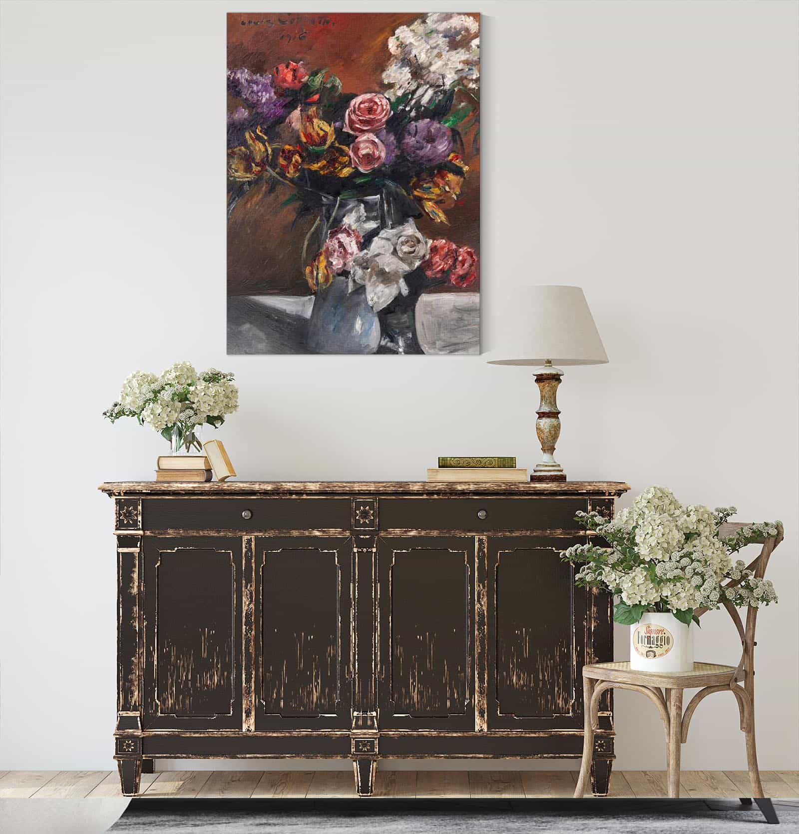 Rosen Tulpen Und Flieder by Lovis Corinth