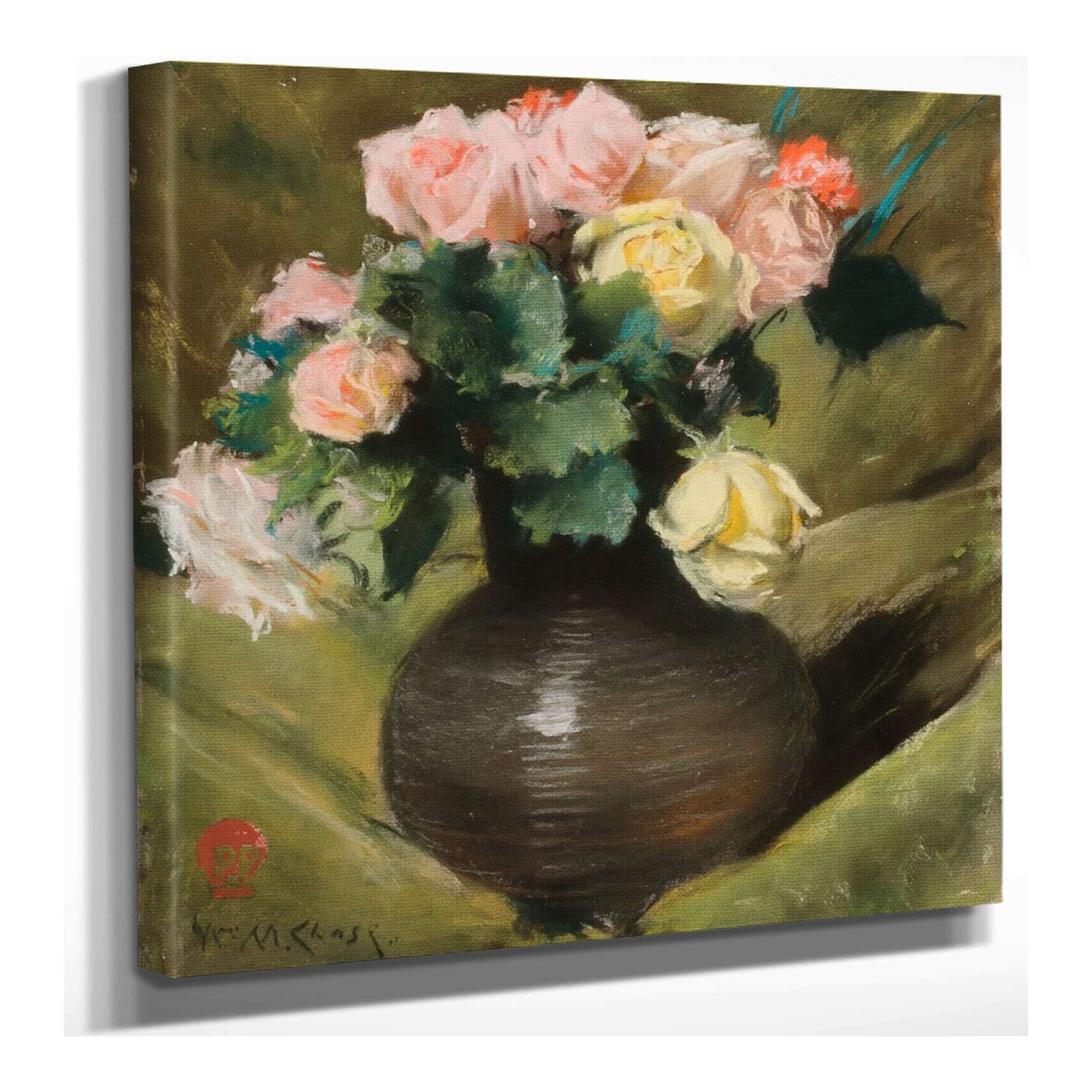 Roses by William Merritt Chase