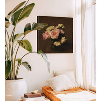 Roses Dans Un Vase De Cristal by Henri Fantin Latour