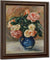 Roses In A Jug By Pierre Auguste Renoir