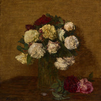 Roses In A Vase  by Henri Fantin Latour