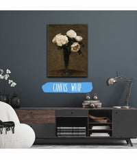 Roses In A Vase  by Henri Fantin Latour