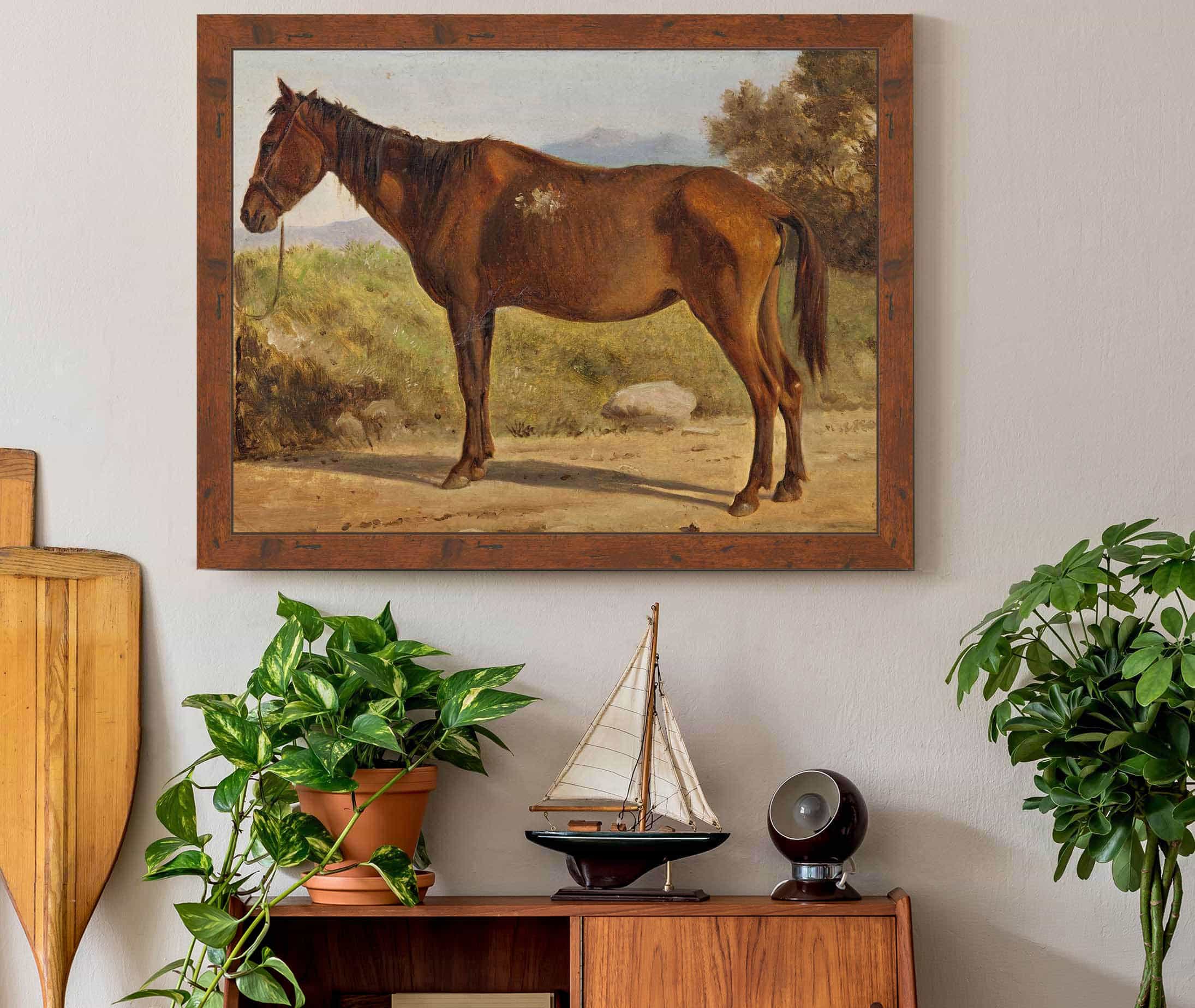 Rosinante Study Of An Old Standing Horse by Wilhelm Marstrand