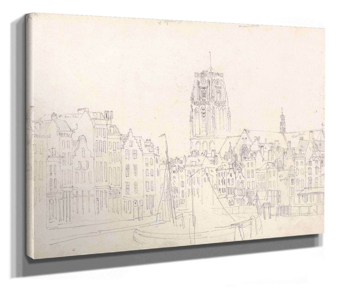 Rotterdam The Church Of St Lawrence by David Cox