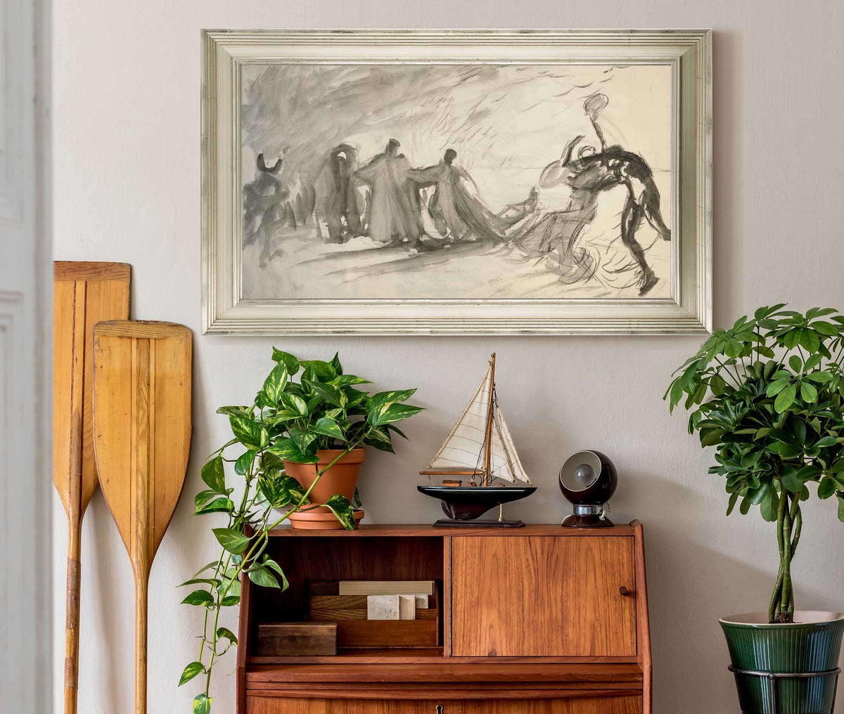 Rough Sketch For The Dance by Edwin Austin Abbey