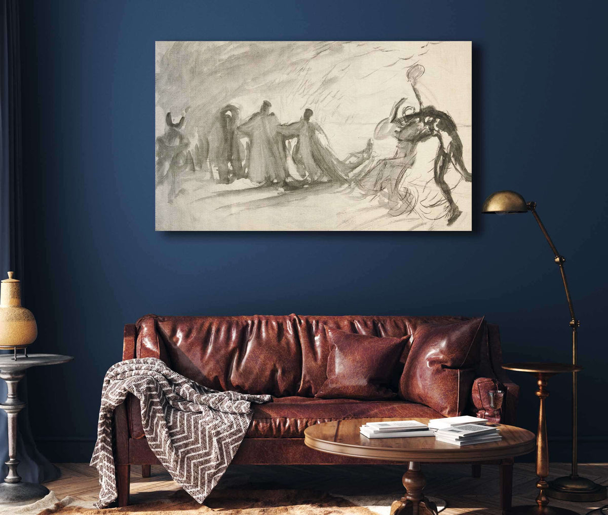 Rough Sketch For The Dance by Edwin Austin Abbey