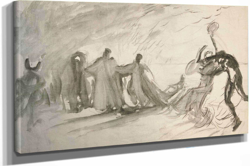 Rough Sketch For The Dance by Edwin Austin Abbey