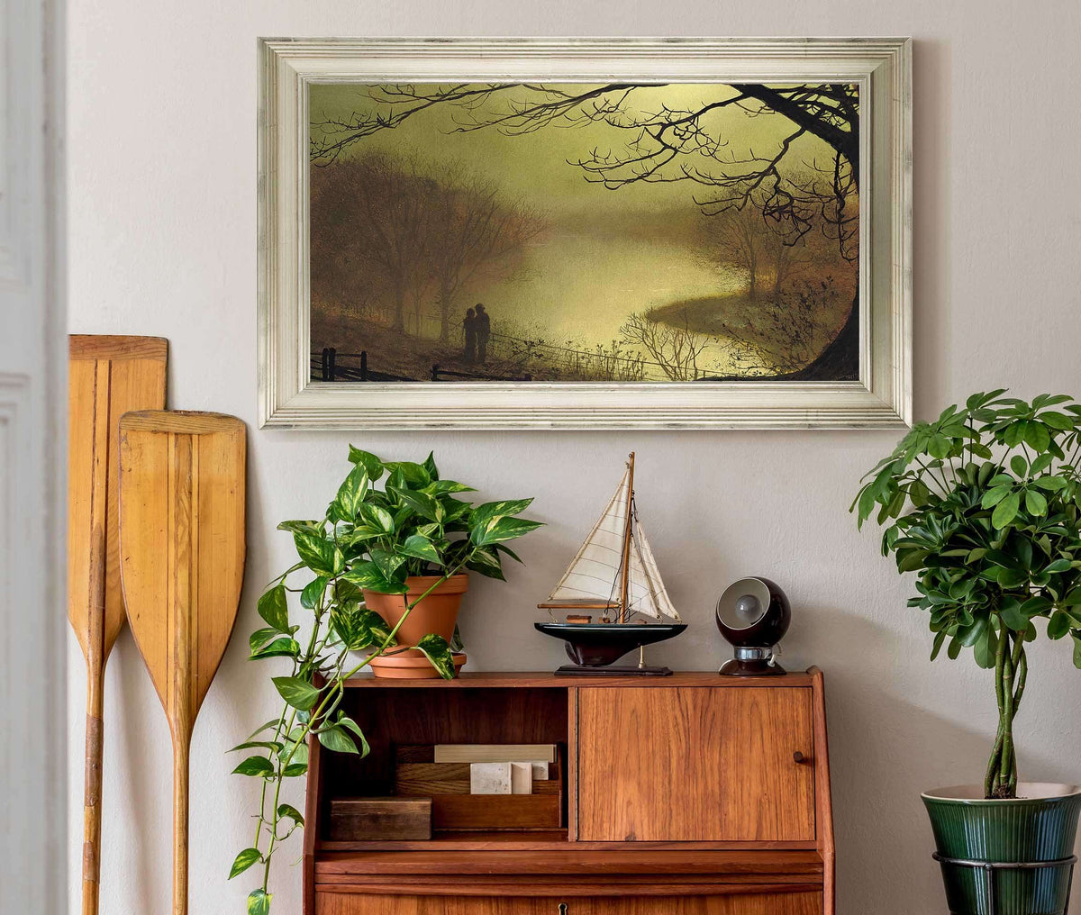 Roundhay Lake by John Atkinson Grimshaw