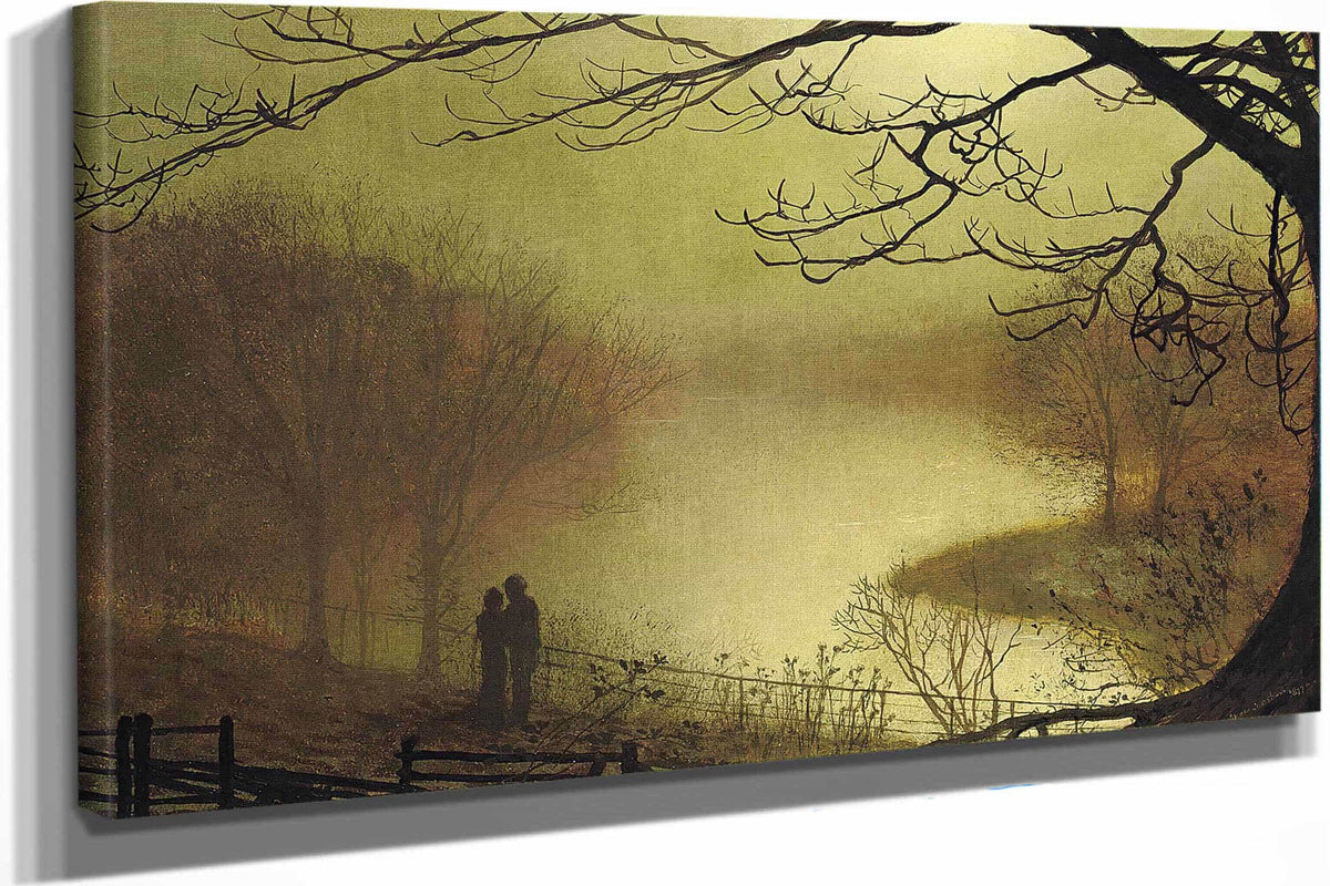 Roundhay Lake by John Atkinson Grimshaw