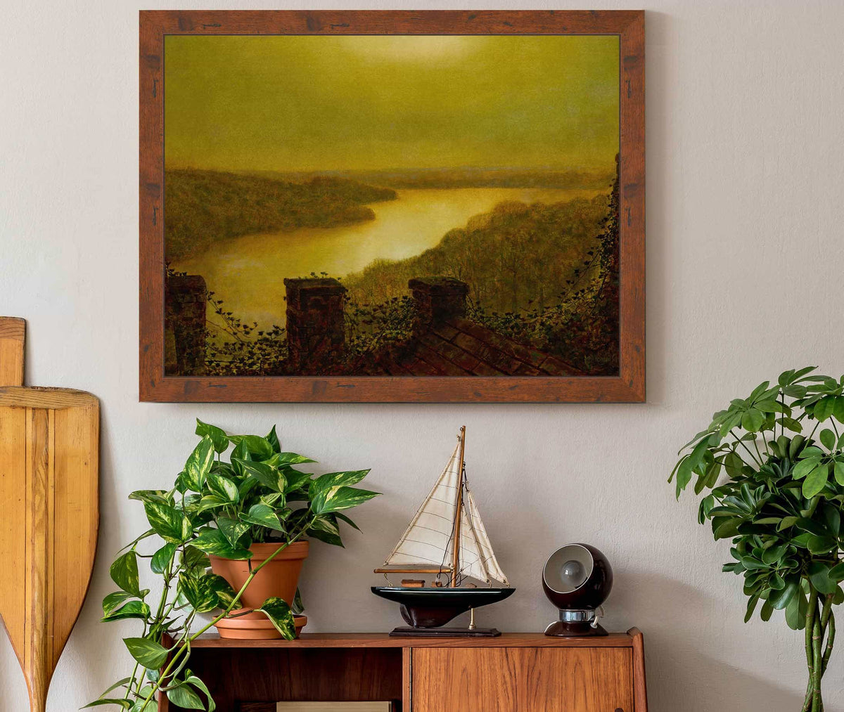 Roundhay Lake by John Atkinson Grimshaw