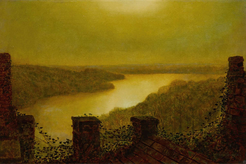 Roundhay Lake by John Atkinson Grimshaw