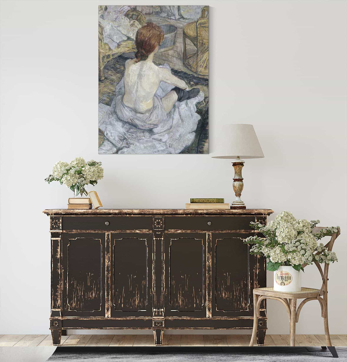 Rousse Dit Aussi La Toilette by Henri De Toulouse Lautrec