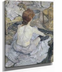 Rousse Dit Aussi La Toilette by Henri De Toulouse Lautrec