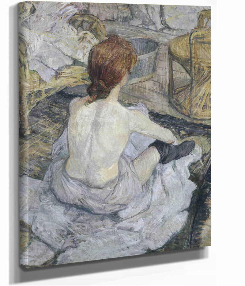 Rousse Dit Aussi La Toilette by Henri De Toulouse Lautrec