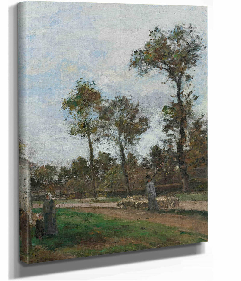 Route A Louveciennes by Camille Pissarro