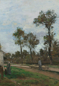 Route A Louveciennes by Camille Pissarro