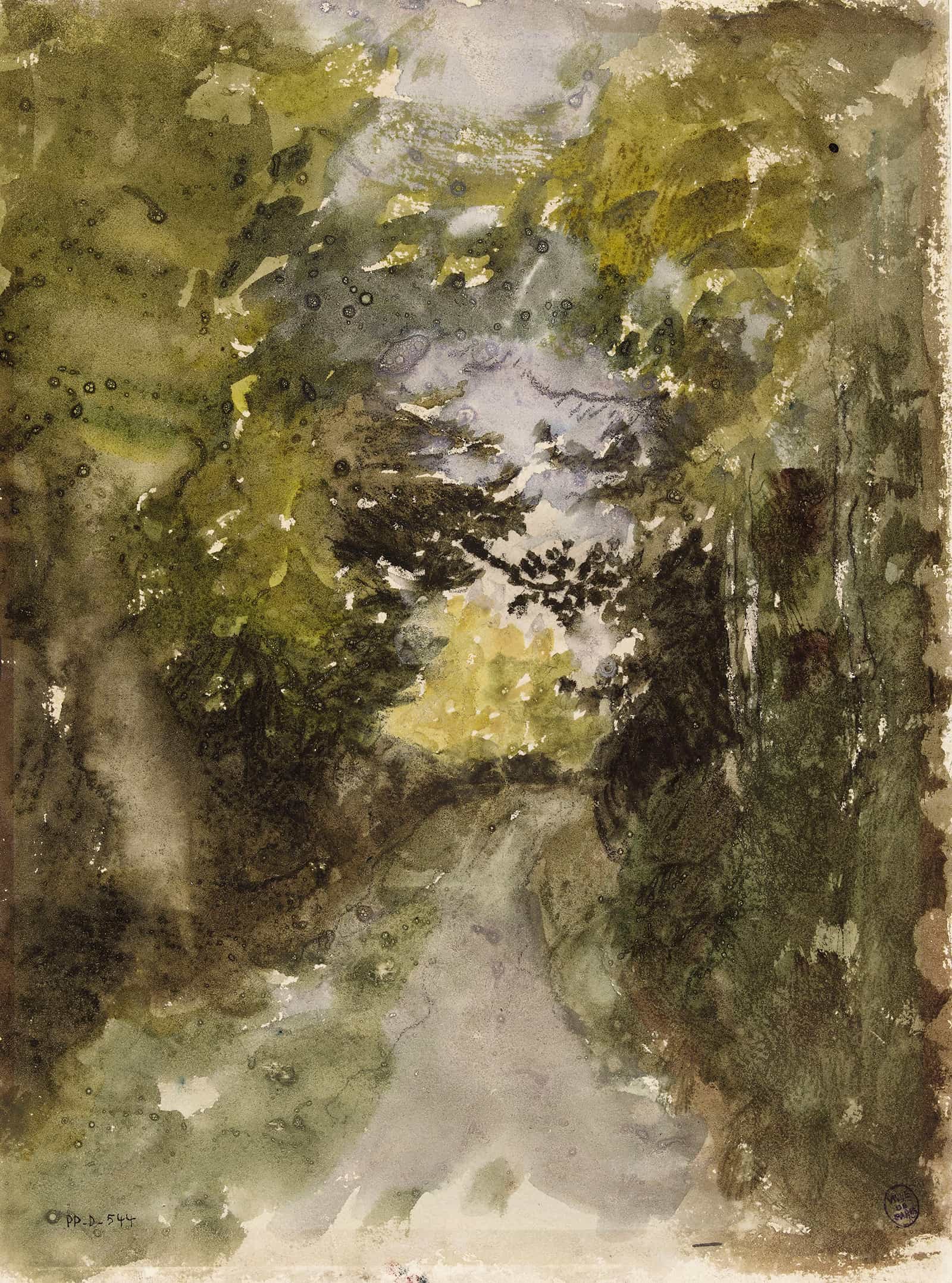 Route En Foret by Narcisse Virgile Diaz De La Pena