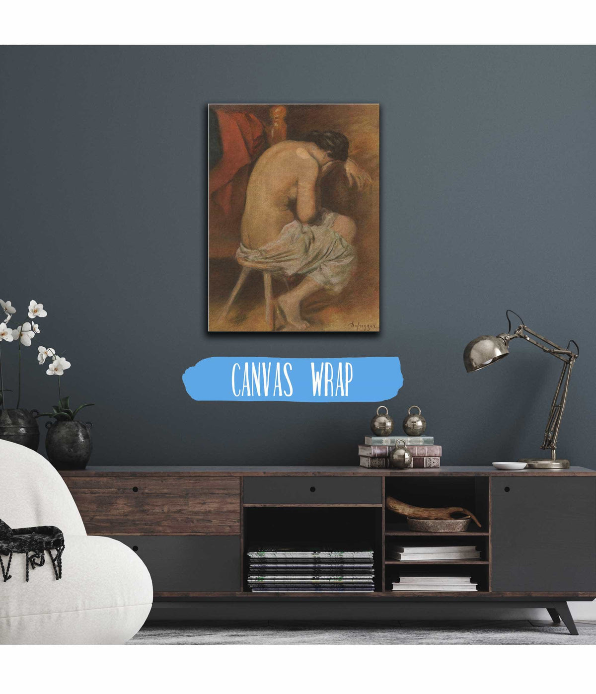 Ruckenakt by Franz Von Defregger