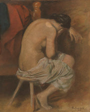Ruckenakt by Franz Von Defregger