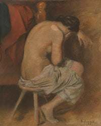 Ruckenakt by Franz Von Defregger