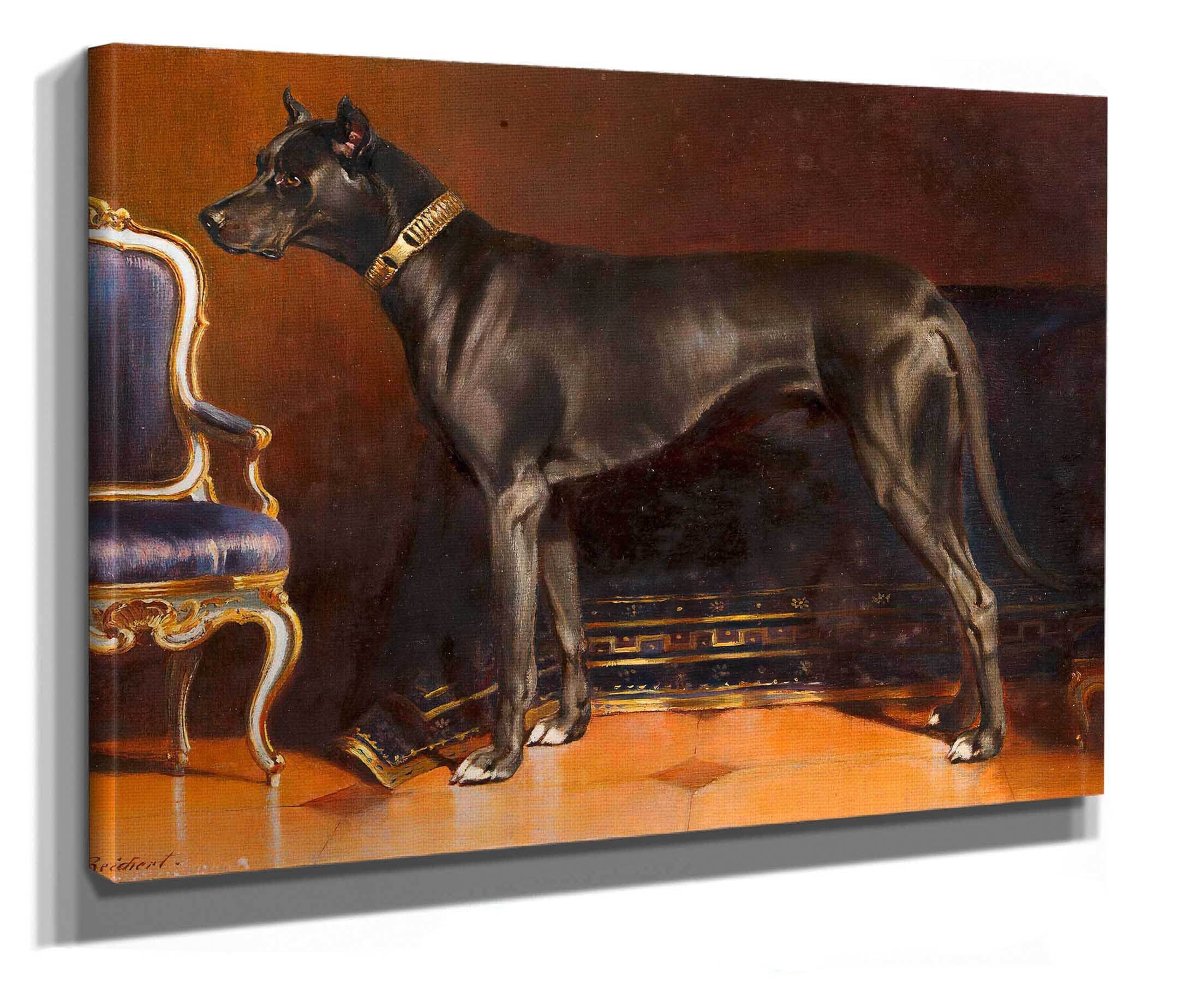 Rude Shadow Hund Von Kaiserin Elisabeth by Carl Reichert