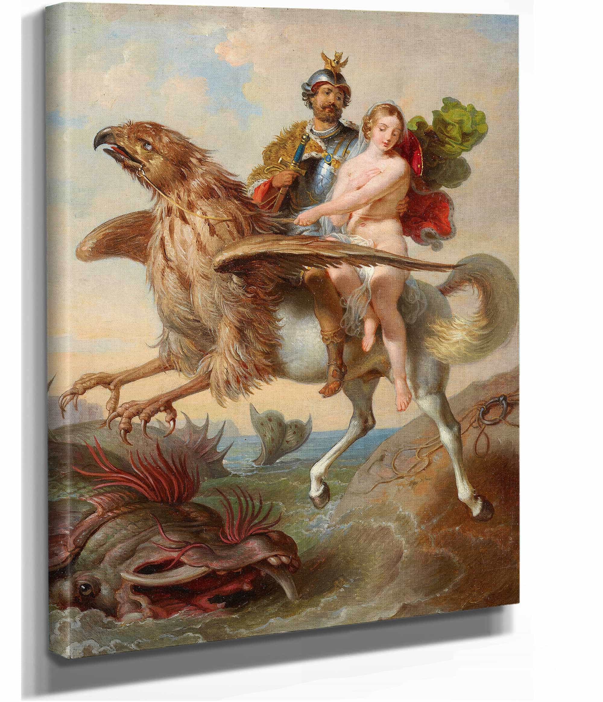 Rudiger Und Angelica by Johann Peter Krafft