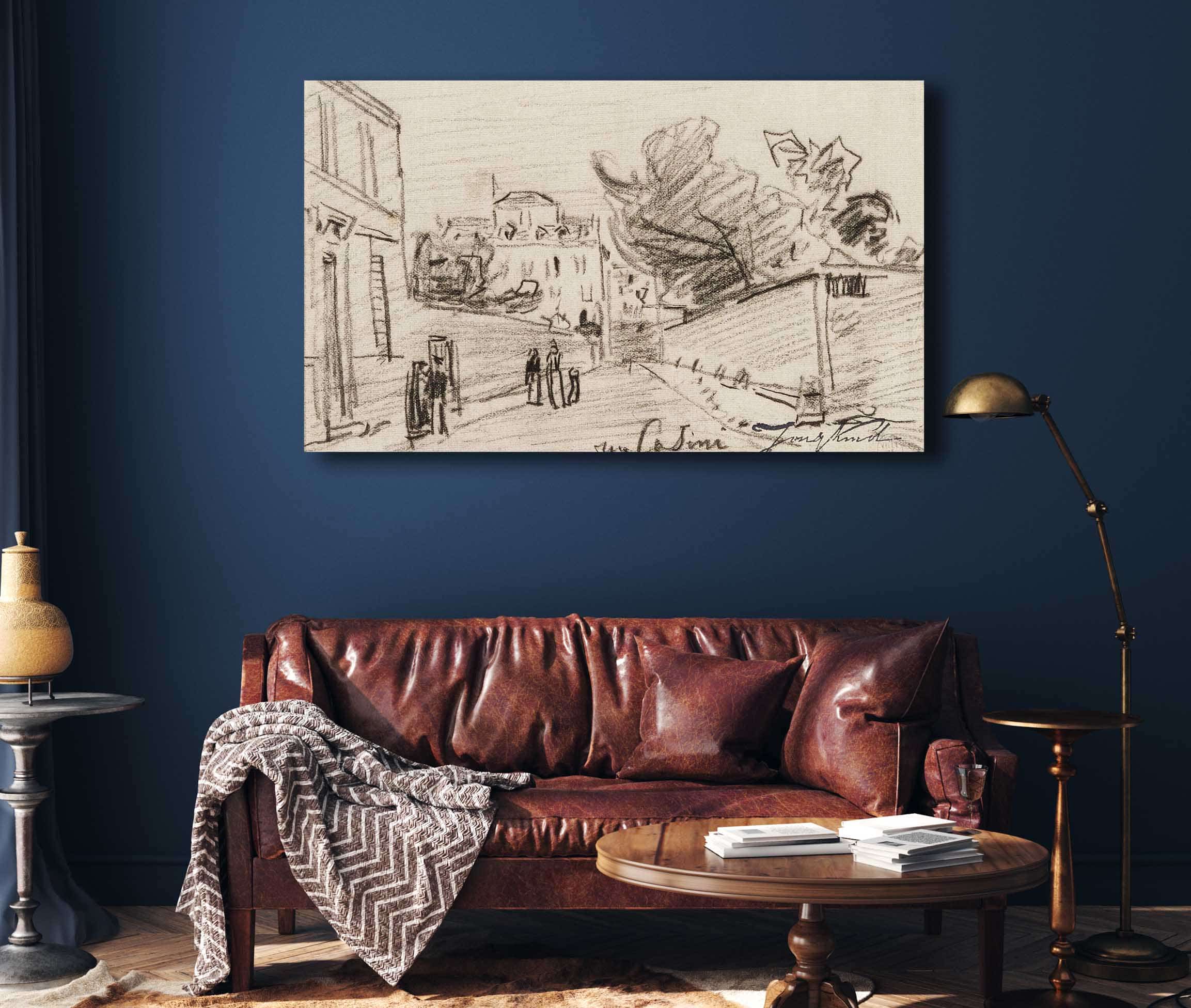 Rue Cassini Eme Arrondissement by Johan Barthold Jongkind