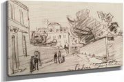 Rue Cassini Eme Arrondissement by Johan Barthold Jongkind