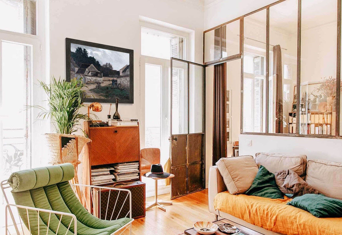 Rue De Village A Marlotte Village Street In Marlotte by Alfred Sisley