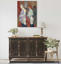 Rue Des Moulins  by Henri De Toulouse Lautrec