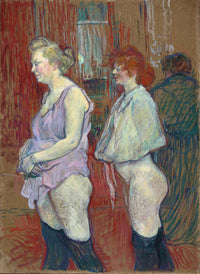 Rue Des Moulins  by Henri De Toulouse Lautrec