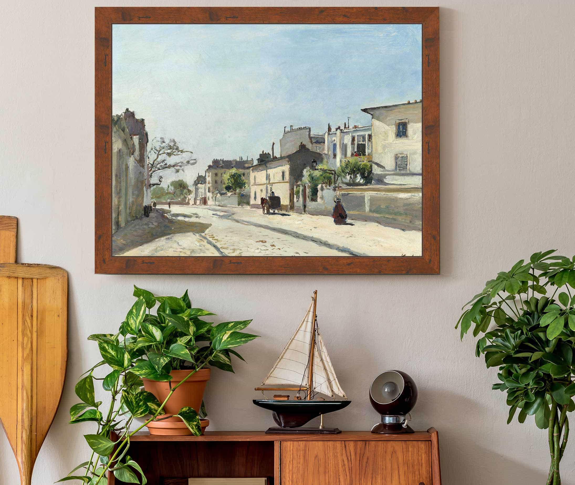 Rue Notre Dame Paris by Johan Barthold Jongkind