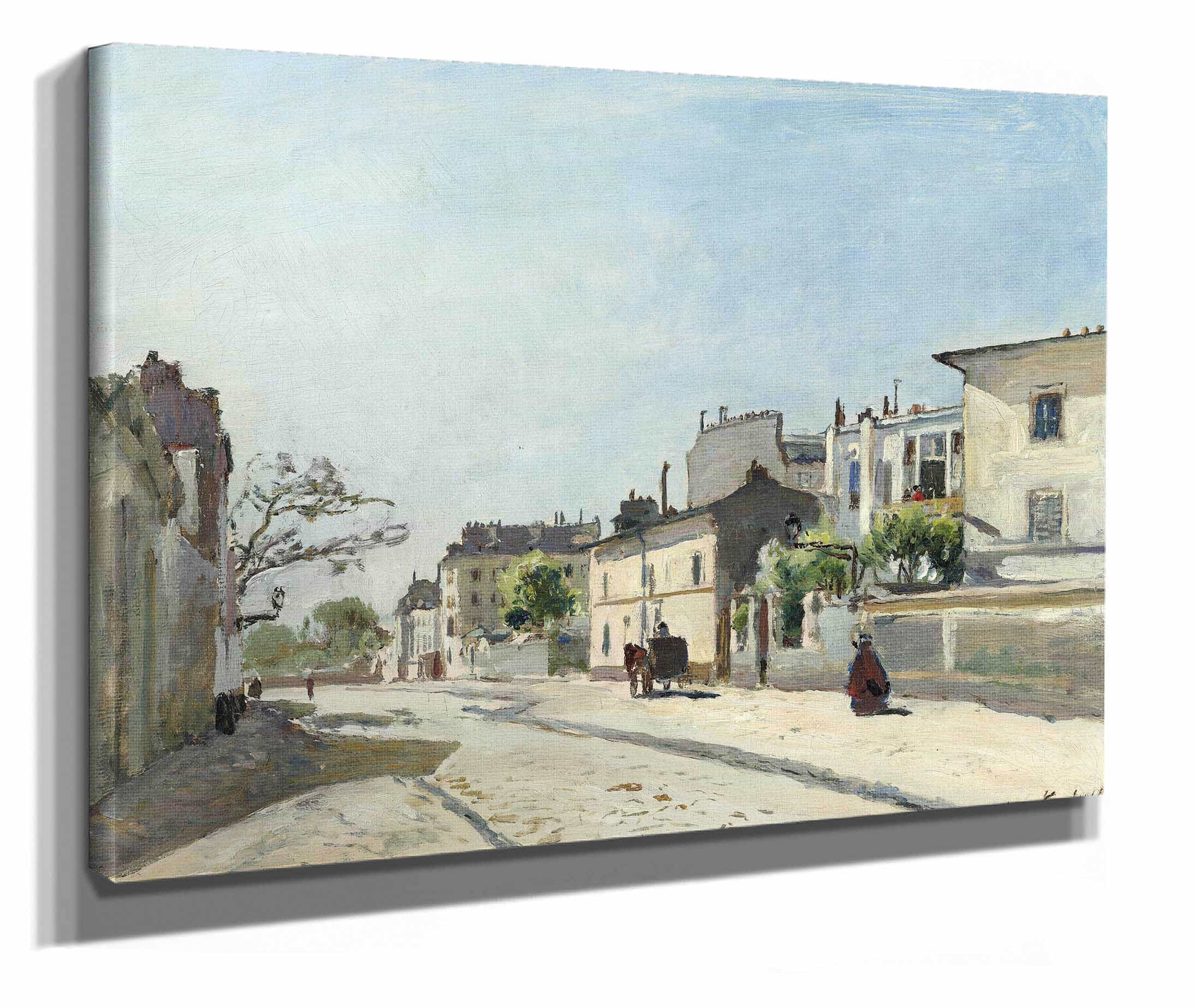 Rue Notre Dame Paris by Johan Barthold Jongkind