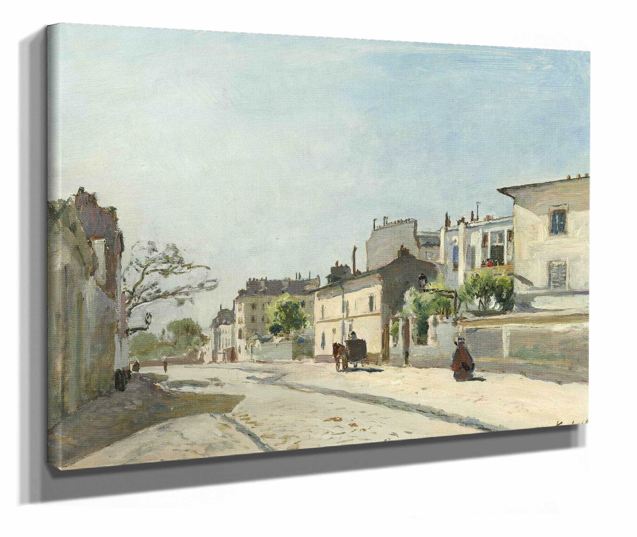 Rue Notre Dame Paris by Johan Barthold Jongkind