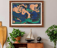 Ruhende Pferde by Franz Marc